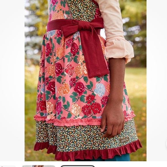 Matilda Jane Fall bouquet Dress Pink and Red Floral Dress - Picture 3 of 9